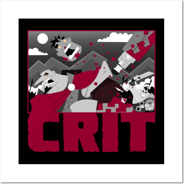 CRIT-HEADHUNTER Wall Art by RaygunTeaParty